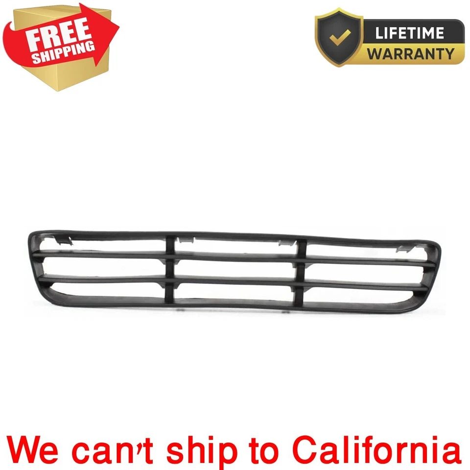 For 1999-2005 Center Front Primed Bumper Grille Volkswagen Jetta Plastic Foto 1 de 4