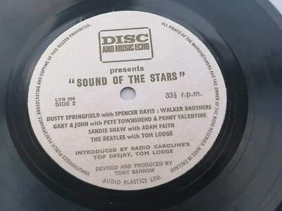 THE BEATLES  WITH TOM LODGE 1966 SOUND OF THE STARS FLEXI - Image 1 of 4