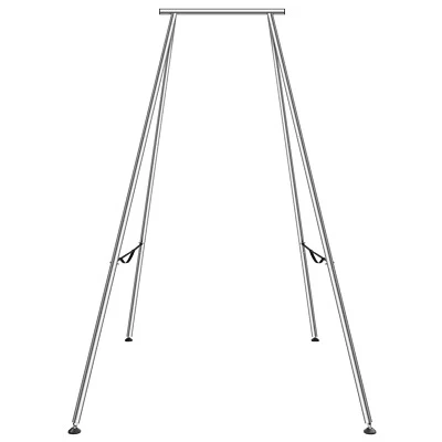 10ft Aerial Swing Stand Aerial Yoga Frame 551 LBS Load Bearing Steel Frame - Image 1 of 4