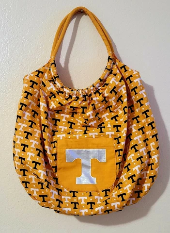 NCAA Tennessee Vols/Volunteers Orange Large Tote Bag Purse ~Excellent Cond~ Cover