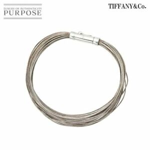 TIFFANY & Co. Stainless Steel Bracelet 17cm SV Silver 925 VLP 90185987