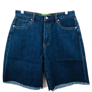 Sandrine Rose + Free People Womens High Rise Blue Denim Shorts Size 31 - Picture 1 of 11