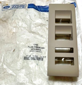 Ford Window Switch Bezel / Housing / Trim Front Left Driver NOS 7L2Z-14525-A - Picture 1 of 2
