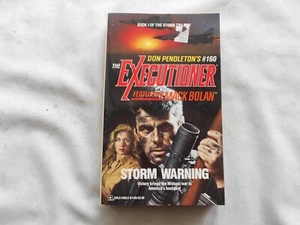 THE EXECUTIONER DON PENDLETON MARK BOLAN PB BOOK #160 STORM WARNING - Picture 1 of 3