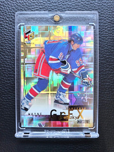 Wayne Gretzky 1999-00 Upper Deck HoloGrFX AUSOME #GG12-AU Refractor RARE