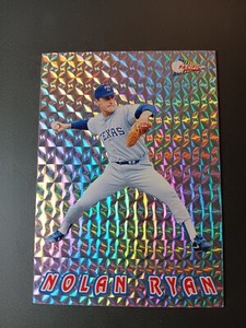1993 Pacific Ryan Prism Inserts Nolan Ryan #18 of 20 Hall Of Famer HOF Rangers 