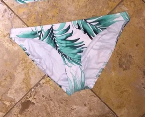 NWT Body Glove Swimsuit Lagoon Floral Fronds Palm Leaves Bikini Bottom Women's S - Picture 1 of 5