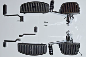 OEM 2001 Harley Road Glide CVO Screamin Floorboards Brake Shift Foot Peg FLTRSEI - Picture 1 of 21