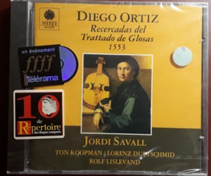 ORTIZ, SAVALL-RECERCADAS DEL TRATTADO GLOSAS 1553*CD BRAND NEW SEALED SIGILLATO - Picture 1 of 2