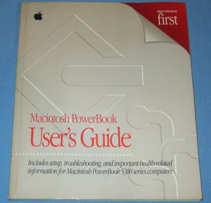 Apple Macintosh PowerBook 5300 Series User's Guide Manual 030-6895-A *Very Good* - Picture 1 of 8