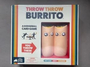 Throw Throw Burrito Dodgeball Kartenspiel explodierende Kätzchen Party Spiel brandneu - Bild 1 von 2