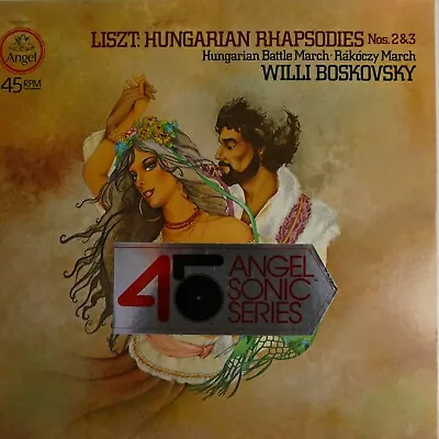 Willi Boskovsky Liszt Hungarian Rhapsodies 1979 45 Angel Sonic Series EMILP-9547 - Bild 1 von 4