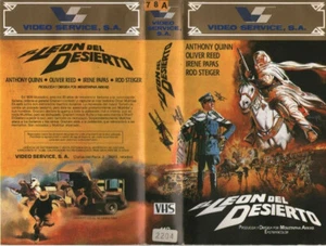 EL LEON DEL DESIERTO DE MOUSTAPHA AKKAD RARA VHS - Imagen 1 de 1