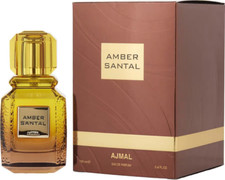 Amber Santal by Ajmal for Unisex EDP 3.3 / 3.4 oz New In Box