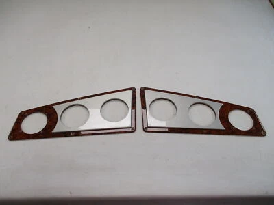 CRUISERS YACHTS 521 GAUGE PANEL SET FAUX WOOD & SILVER V2399500 & V2399300 BOAT - Image 1 of 4