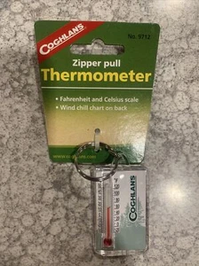 Termómetro de tracción con cremallera Coghlans con tabla de enfriamiento del viento - Imagen 1 de 1