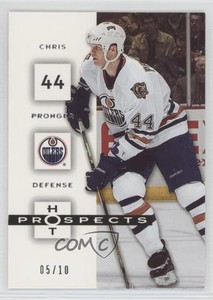 2005-06 Fleer Hot Prospects White Hot /10 Chris Pronger #38 HOF