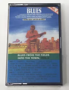 VARIOUS “Blues From The Fields Into The Town Vol. 2” SEALED Cassette Tape Muddy - Picture 1 of 5