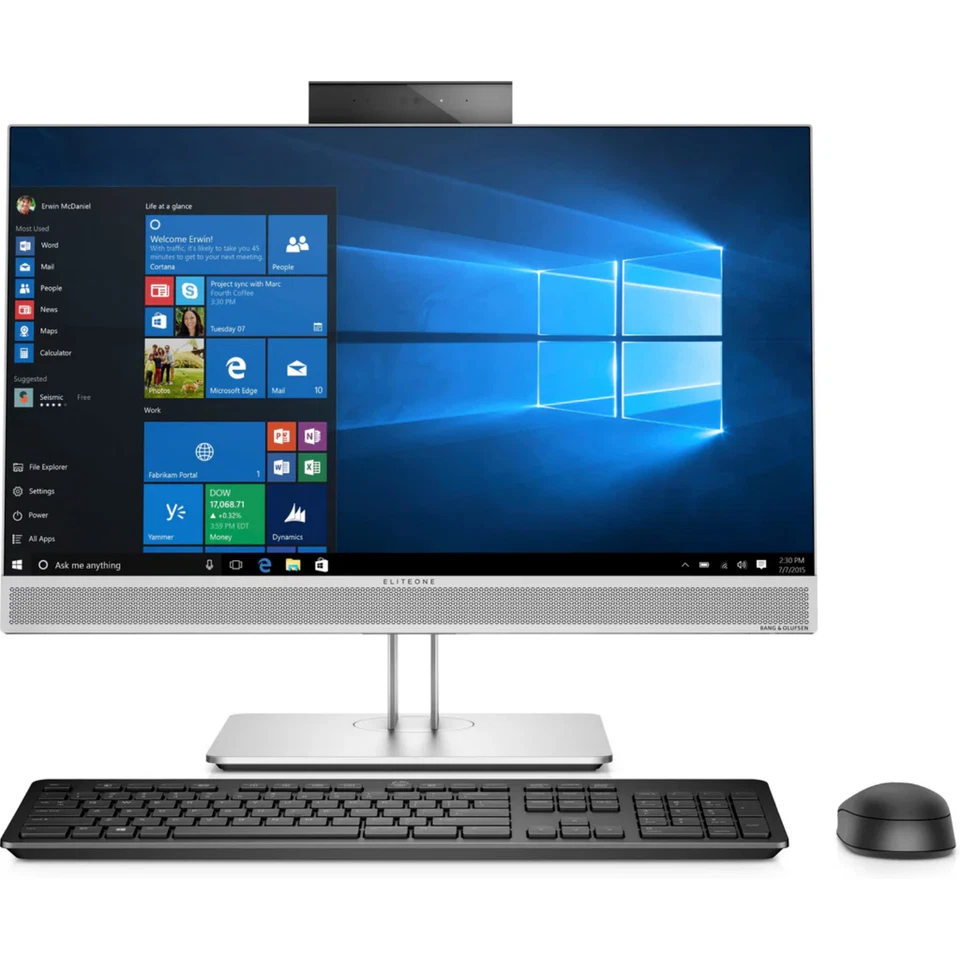 FAST HP 24" AIO Desktop PC Intel QUAD CORE i7-8th Gen 32GB RAM 2TB SSD WIFI FHD - Image 1 of 4