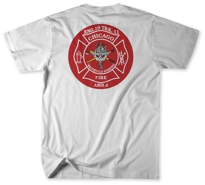 Unofficial Chicago Fire Department Firehouse 19 Shirt v3 - Image 1 of 4