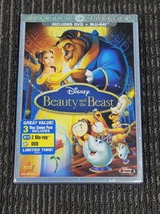 Beauty and The Beast : Diamond Collection Blu-Ray + DVD 3-Disc Set - Picture 1 of 7