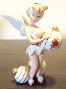 Figura de hadas favorita de Papá Noel Lenox China TINKER BELL escaparate Disney 6" de alto - Imagen 1 de 8
