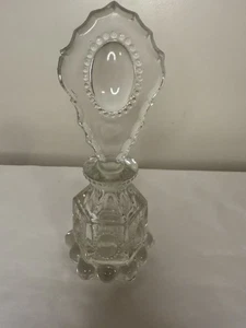 VINTAGE 1940’s GLASS PERFUME BOTTLE - Picture 1 of 14