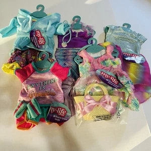 My Life Puppenkleidung und Zubehör Paket NEU Meerjungfrau Pyjama Kleid 5 Sets - Bild 1 von 8