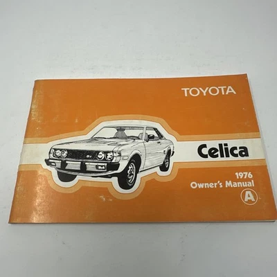 Toyota Celica 1976 manual del propietario OEM Foto 1 de 3