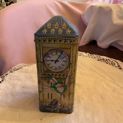 Churchill’s Big Ben Peter Pan Money Box Tin Wendy 3D Embossed good condition - Image 1 of 4