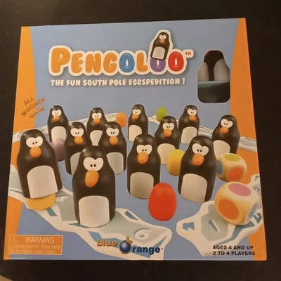Pengoloo Game Blue Orange Games 2007 Kids Eggs Penguins Wooden COMPLETE - Image 1 of 4