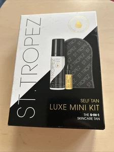 St Tropez Self Tan Luxe Mini Kit The 5-in 1 Set Skincare Mousse Tonic Drops - Picture 1 of 5