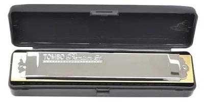 TOMBO No.3521  TOMBO Premium 21 Tremolo Harmonica 21 holes Various Key - Image 1 of 3