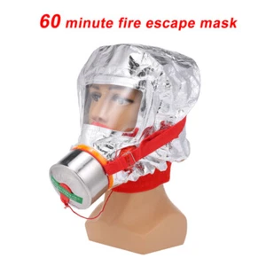 Feuerschutzmaske, Atemschutzmaske, Gasmaske, Gesichtsschutz, persönliche Notfall - Bild 1 von 8