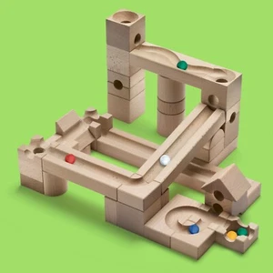 CUBORO JUNIOR Starter Set marbles toy construction building wood made in Swiss - Picture 1 of 9