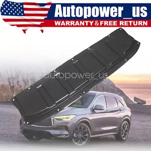 FIT 2019 2020 2021 INFINITI QX50 UNDER ENGINE COVER SPLASH SHIELD GUARD FRONT US - Picture 1 of 14