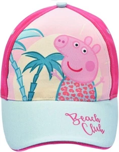Kids Girls Toddlers Baby PEPPA PIG Pink Baseball Cap Hat ADJUSTABLE Age 2 to 6 - Picture 1 of 1