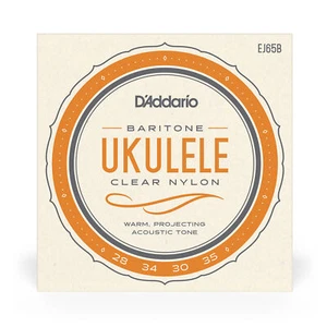 Cuerdas de ukelele barítono extruido personalizadas D'Addario EJ65B Pro-Arté 28-35 - Imagen 1 de 4
