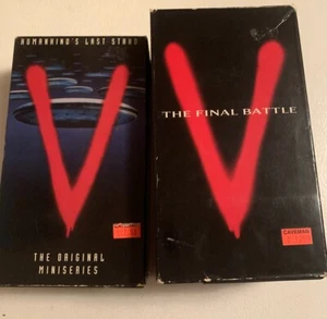 V The Complete Original Mini Series + The Final Battle 5 VHS Tape Lot 1983 Works - Imagen 1 de 10