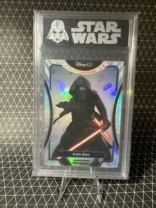 Kylo Ren Holo 2023 Silver  Phantom Disney 100 Star Wars Card NM Custom Label