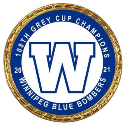 Tribute Coin To The Winnipeg Blue Bombers 108th Grey Cup Champions Championship - Image 1 of 3