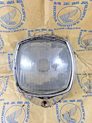 Faro faro honda c92 ca92 cb92 c95 ca95 nuevo stock antiguo Foto 1 de 4