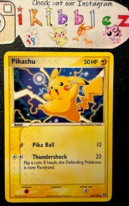 Pikachu 60/106 NM Non Holo Awesome Thunder Lightning Art Emerald Pokemon Card! - Picture 1 of 1