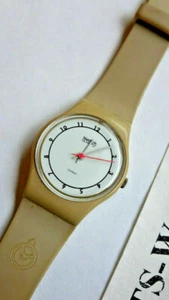 Swatch + Lady + LT100 Beige Arabic +Referbished+ Good Condition - Picture 1 of 4