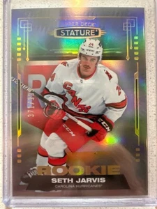 Seth Jarvis Rookie 371/399 2021-22 Upper Deck Stature - Picture 1 of 2