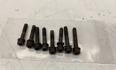 JUEGO DE TORNILLOS PARA CUBIERTA DE MOTOR BULTACO CON ARANDELAS DENTADAS SHERPA PERSEGUIG ASTRO ALPINA Foto 1 de 2