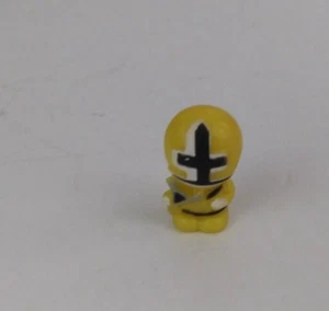 Squinkies Yellow Power Ranger .75" Rubber Collectible Mini Toy Figure - Picture 1 of 4