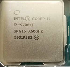 Intel BX80684I79700KF Core i7-9700KF CPU  Processor 3.6GHz 8.0GT/s 12MB A+