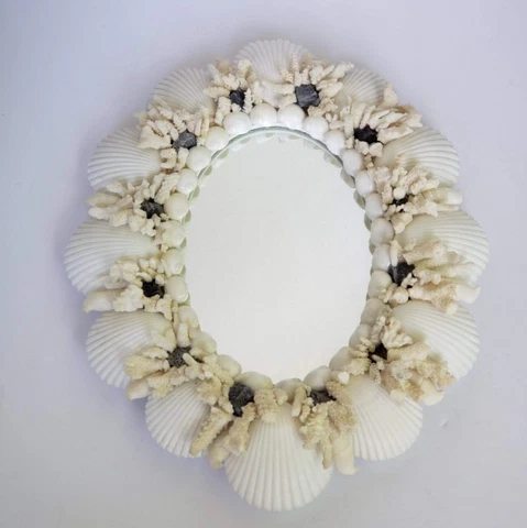 Coral and Shell Decorative Mirror Edwards Fabulous She’ll Craft 12 X 10 Cover