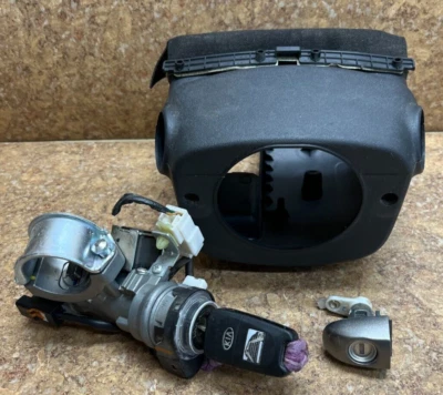♨️2011 2012 2013 KIA SOUL IGNITION SWITCH CYLINDER COLUMN COVER DOOR LOCK KEY ♨️ - Imagem 1 de 4